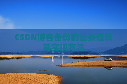 CSDN博客备份的重要性及其实现方法